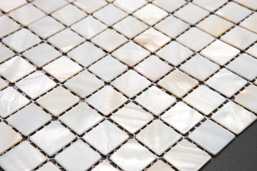 White Shell Tiles