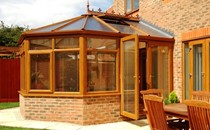 Woodgrain Victorian Conservatory